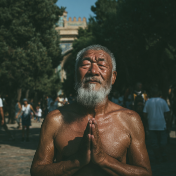 Katta yoshdagi odamlar yoga qilmoqda